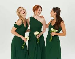 Wed2b On Instagram We Absolutely Adore Our Sophisticated And Stylish Infinite Br Dark Green Bridesmaid Dress Green Bridesmaid Dresses Green Wedding Dresses