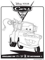 You can use our amazing online tool to color and edit the following cars 2 coloring pages. Disney Cars 2 Mater Coloring Pages Printable