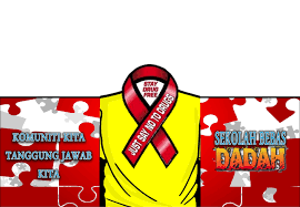Kerosakan akibat gejala dadah ini sangatlah besar. Komuniti Kita Tanggungjawab Kita Poster Weeepsa