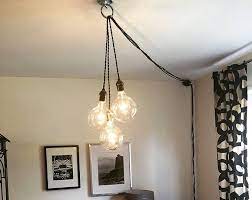 Ceiling Ring Hook For Plug Or Swag Pendants Silver Nickel Chrome Swag Pendant Light Fixture Large Ceiling Hook Lighting Hook Wood Pendant Light Hanging Pendant Lights Plug In Pendant Light