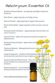 Helichrysum Essential Oil Uses Diy Recipes Suaimhneas Helichrysum Essential Oil Uses Helichrysum Essential Oil Essential Oil Uses