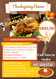 The meal package includes a butterball. Thanksgiving Holiday Package Chef Eddies Catering Soul Food Orlando Fl