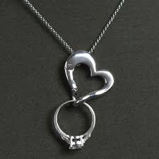 Keep Safe Ring Holder Necklace Ring Holder Necklace Wedding Ring Necklace Holder Heart Wedding Rings