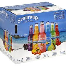 Seagram's escapes variety pack provides a delicious mix of tropical summer flavors in one convenient package. Seagrams Escapes Beer Flavored Variety Pack Malt Beverages Edwards Cash Saver