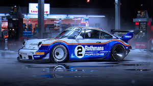 Porsche 911 Race Car At Night Porsche 911 Race Car Night 1080p Wallpaper Hdwallpaper Desktop Autos Fiat Coches Retro Coches De Carreras