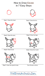 How To Draw Eevee Pokemon