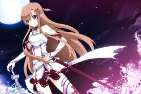Asuna's undine avatar has light blue hair with an appearance that otherwise hardly differs from her sao avatar. Yuuki Asuna Wallpaper And Background Image 1500x1000