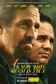 Protagonizada por Mark Ruffalo y dirigida por Derek Cianfrance, I Know This  Much Is True, basada en la exitosa novela, estrena el 10 de mayo en HBO y  HBO GO.