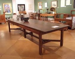 The table legs come in a variety of styles, shapes and forms like square column legs, round turned, fluted, tapered, cabriole, splayed, and more. Important Peter Waals Dining Or Board Room Table 12 Foot Long The Millinery Works
