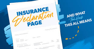 Make sure you review the details carefully and keep a copy of the document in a safe place. What Is An Insurance Declaration Page Ramseysolutions Com