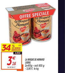 Offre La Bisque De Homard Liebig Chez Netto