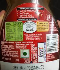Total fat 2g, 3 %. Nescafe Classic 100 G