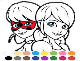 Miraculous ladybug coloring book : Coloring Book Miraculous Ladybug Cat Noir For Android Apk Download