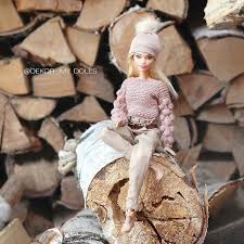 Ebook puppenkleidung fur schmale puppen 4 schnittmuster / selbstgefertigte handpuppen machen doppelt spaß, beim gestalten und nähen und beim spielen. Lyubov Basharina No Instagram Gde Eshe Kak Ne V Derevne Poobshatsya So Zveryushkami Sviter Svyazan S Lyubovyu Barbie Fashion Beautiful Barbie Dolls Fashion Dolls