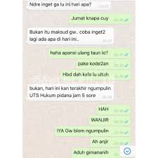 Check spelling or type a new query. Ngaco Abis 10 Chat Mahasiswa Tanya Tugas Ini Bikin Ngakak