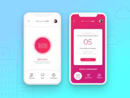 Emergency Call App By Saponya On Dribbble App Interface Design Mobile App Design Inspiration Emergency Call