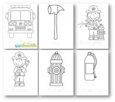 How to choose a coloring page? Free Firefighter Coloring Pages