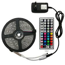 5m 10m 15m Led Strip Light Rgb 2835 5050 Smd Flexible Ribbon Rgb Stripe Tape Kit Ebay