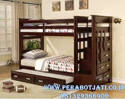 Jual Tempat Tidur Tingkat Minimalis Kayu Jati Desain Ranjang Anak Susun Minimalis Tempat Tidur Tingkat Ranjang Tingkat Tempat Tidur Anak