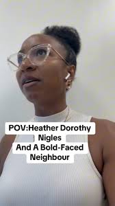 POV: Heather Dorothy Nigles And A Bold-Faced Neighbour  #heatherdorothynigles #trini #actor #comedy
