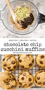 Chocolate Chip Zucchini Muffins Gluten Free Dairy Free The Natural Nurturer Dairy Free Muffins Nut Free Recipes Zucchini Chocolate Chip Muffins