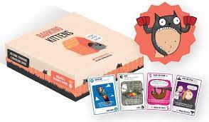 It includes 20 new cards, instructions, and a wearable tower of power cat crown. Exploding Kittens Barking Kittens Erweiterung Kartenspiele Bij Dinges