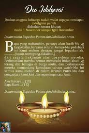 Sebagai umat katolik, kita diajarkan untuk berdoa tidak hanya untuk meminta sesuatu, melainkan juga untuk mensyukuri sesuatu. Alma De Cristo Doa Indulgensi Facebook