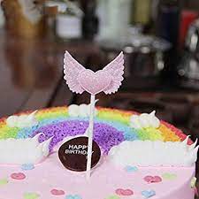 Wafer paper angel wing pair toppers. Buy Efoot 20pcs Personalized Angel Wings Cupcake Toppers Picks Cake Topper Perfect For Bridal Baby Shower Wedding And Birthday Party Decoration Pink Online In Bahrain B07g3f7sdp