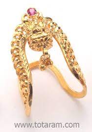 Lakshmi Vanki Ring Totaram Jewelry Gold Rings Fashion Vanki Designs Jewellery Gold Earrings Designs