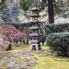 A Small Pagoda At Japanese Garden Japanesegardens Pagoda Portland Japanese Garden Small Pagoda Garden Trees