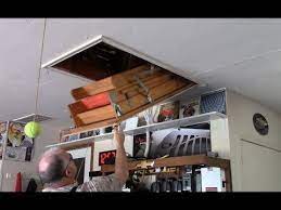 Pull Down Attic Ladder Repairs 15 Mins Job Turned Into Two Hours Youtube