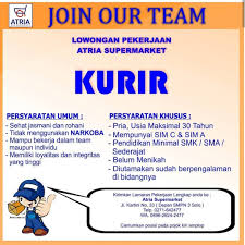 Temukan lowongan kerja rumah sakit dan peluang kerja di magelang yang ditemukan oleh loker.my.id. Lowongan Kerja Kurir Atria Supermarket Di Solo Info Loker Solo