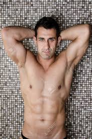 Shower. Sexy Naked Man Washes. Clean And Hygiene. Guy With An Athletic Body  Wash In The Shower. Stock Photo, Picture and Royalty Free Image. Image  103059773.