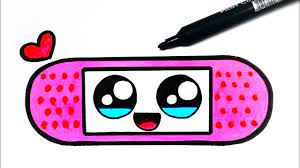 How To Draw A Band Aid - Youtube