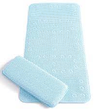 Nonslip & generously sized, the enkosi bath mat ensures the safe bathing & showering of your baby, toddler, as well as your elderly parents or grandparents. Clevamama Full Length Bath Mat With Kneeling Cushion Buy Online In Faroe Islands At Faroe Desertcart Com Productid 5104247