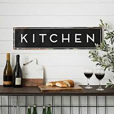 Distressed Black Kitchen Wall Plaque Kirklands Kitchen Wall Plaques Kitchen Wall Kitchen Wall Art
