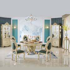 Use dining room storage to display your best dishes and trinkets in style! China Home Furniture Rotary Dining Table With Sideboard And Wine Cabinet China Dining Table Sideboard