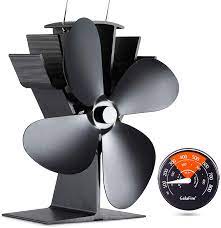 Currently, the best logs for gas fireplace is the natural glo 10 piece. Amazon Com Galafire 2 Years 122 F Start Silent Heat Powered Wood Stove Fan 4 Blade Black Small For Gas Pellet Wood Log Burning Stoves Thermometer Home Kitchen