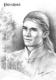 Tolkien Inspired Art Legolas Hobbit Art Lord Of The Rings