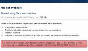 Vulnerability Allows Phishing Messages On Rapidshare.com - Help Net Security
