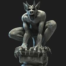 3d Stone Gargoyle In 2020 Gargoyles 3d Stone Lion Sculpture