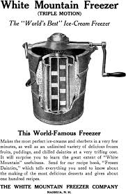 In the early days of the colonies and on into the nineteenth century, ice cream was made by agitating a container of sweetened cream in a tub of salt and ice. Best Hand Crank Ice Cream Maker Why The Old Fashioned Way Is More Fun The Old Timey