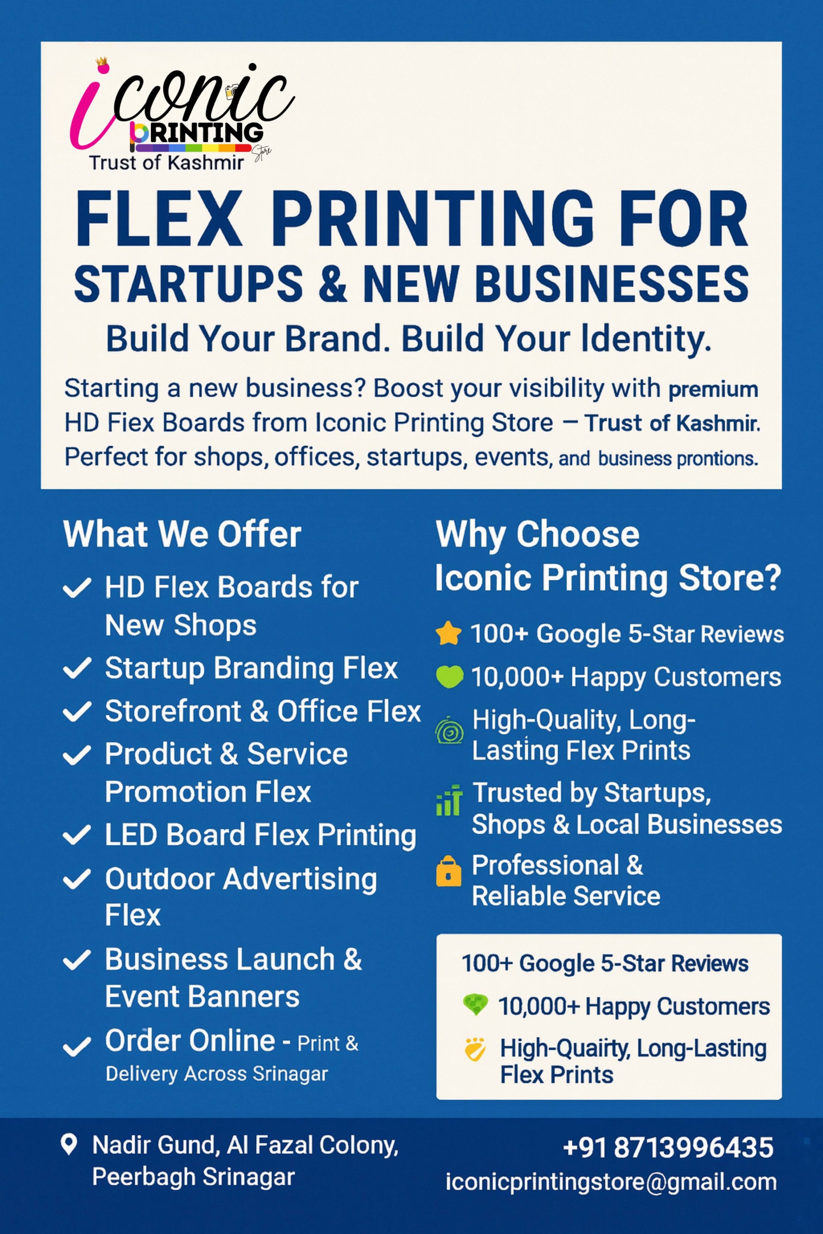 FLEX PRINTING FOR STARTUPS & NEW BUSINESSES product image