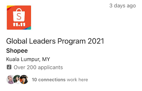 The round was with hr, which asked general interview questions. Getme Hired On Twitter Who S Shopee Eyeing For Yes Fresh Graduates It Could Be You Shopee Global Leaders Program 2021 Open To Any Discipline Think This Is Your Calling Don T
