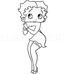 How To Draw Betty Boop Step By Step Drawing Guide By Dawn Dragoart Com Shop for betty boop art from the world's greatest living artists.