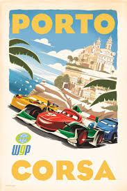 Cars 2 Birthday Cake Disney Posters Retro Poster Vintage Posters