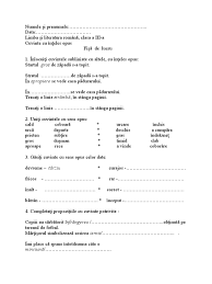 Cuvinte asemanatoare verbului a comunica. 215292912 Fisa De Lucru Cuvinte Cu Inteles Opus Cl A Iiia Docx