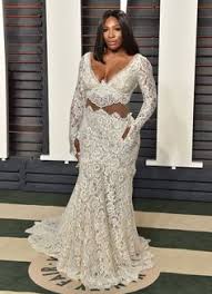 Image result for Serena Williams’Stunning wedding Dress