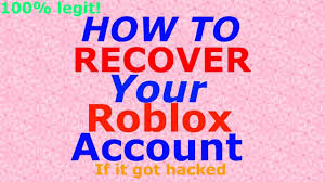 How To Recover Your Roblox Account Without A Password Or Email Roblox Passwords Recover