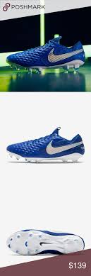 Nike Tiempo Legend 8 Elite Fg Royal Blue White Men Blue And White White Man Royal Blue